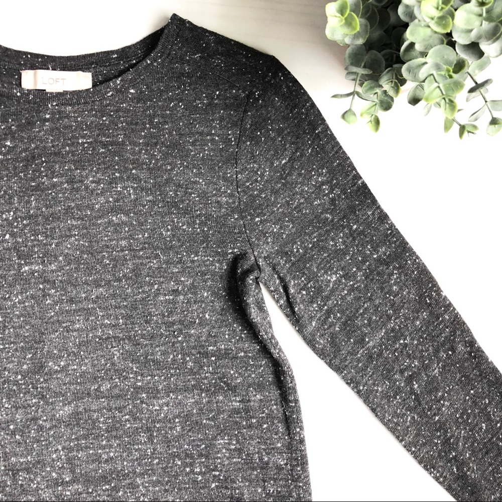 loft mixed media sweater